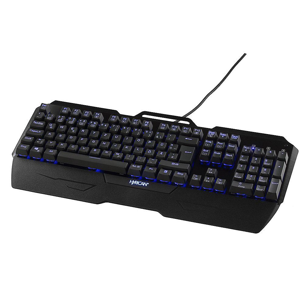 Hyrican Striker Tastatur ST-MK29 deutsch, Gaming RGB, USB, mechanisch