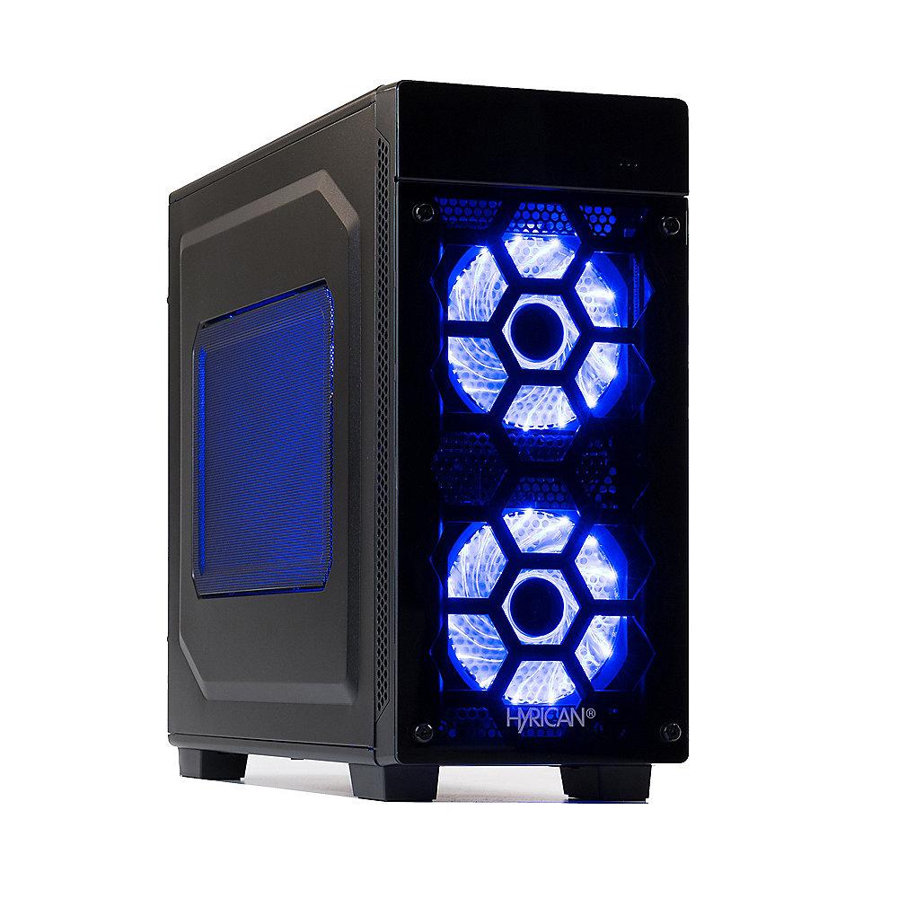 Hyrican Striker-X PC blue 5758 i7-8700 16GB 2TB 240GB SSD GTX 1080 Windows 10, Hyrican, Striker-X, PC, blue, 5758, i7-8700, 16GB, 2TB, 240GB, SSD, GTX, 1080, Windows, 10