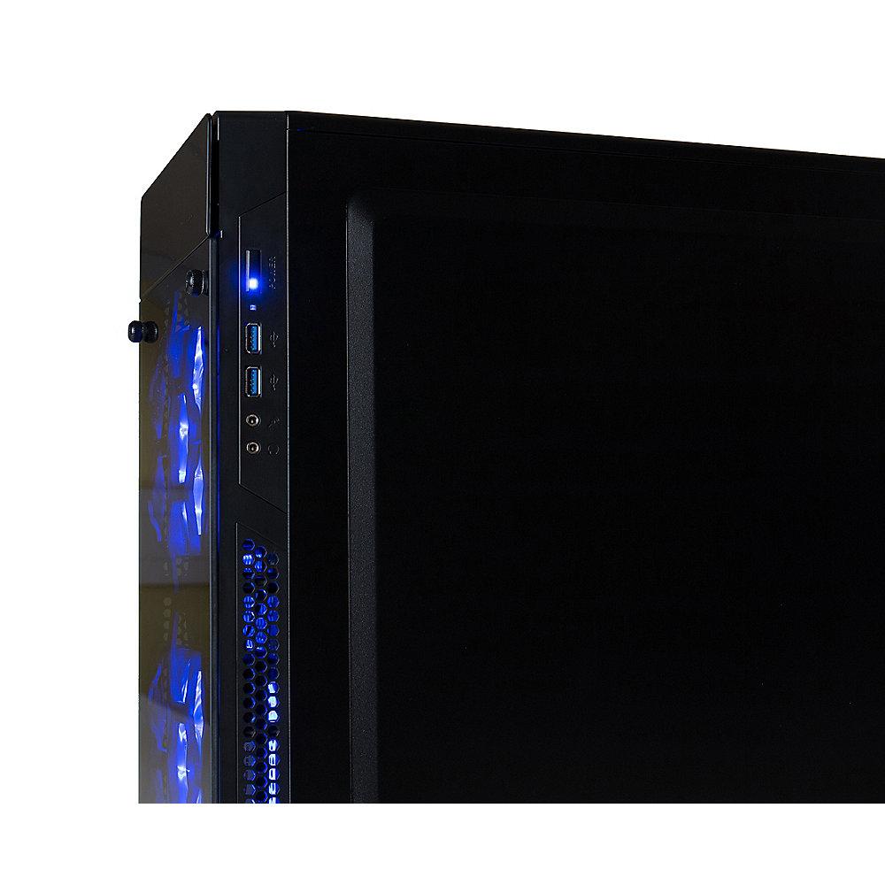 Hyrican Striker-X PC blue 5758 i7-8700 16GB 2TB 240GB SSD GTX 1080 Windows 10