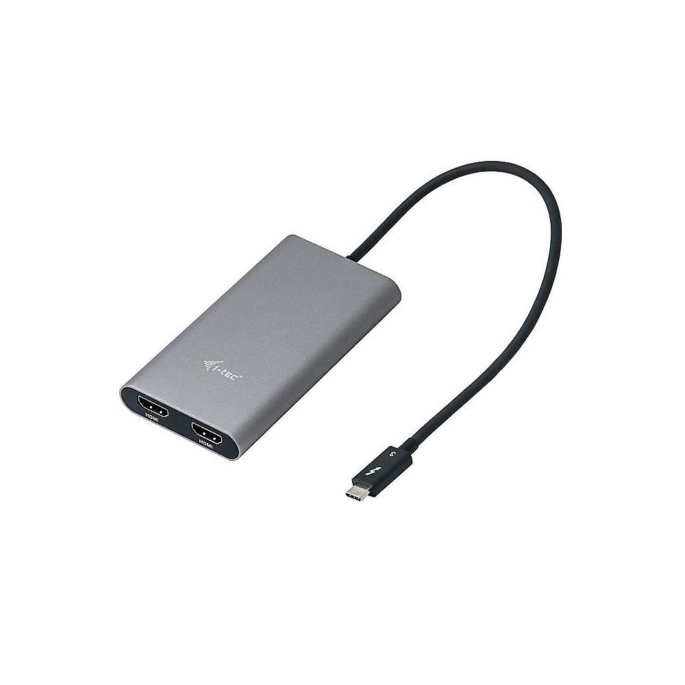 i-tec Thunderbolt 3 Dual HDMI Adapter/ 60Hz TB3DUAL4KHDMI, i-tec, Thunderbolt, 3, Dual, HDMI, Adapter/, 60Hz, TB3DUAL4KHDMI