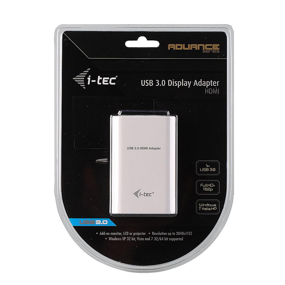 i-tec USB 3.0 Display Adapter USB-A zu HDMI Full HD Bu./Bu. weiß