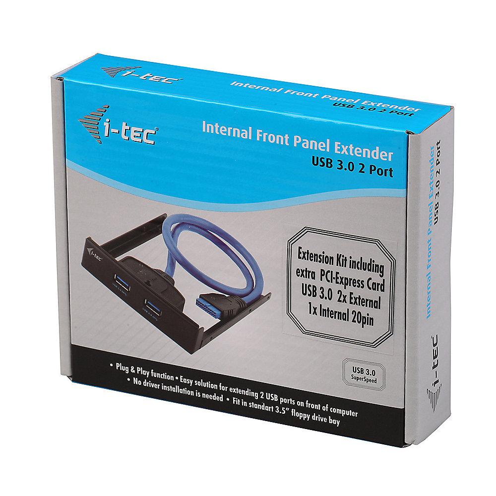 i-tec USB 3.0 PCI Express Karte inkl. Frontpanel, i-tec, USB, 3.0, PCI, Express, Karte, inkl., Frontpanel