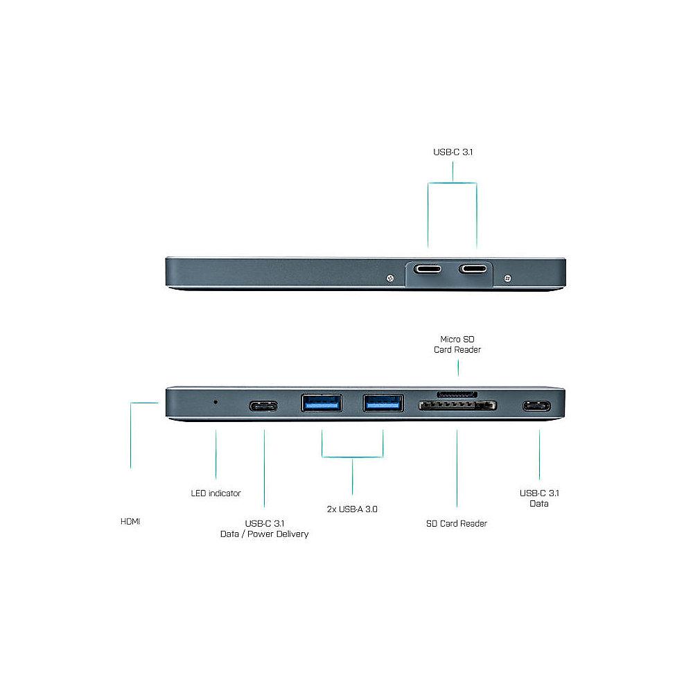 i-tec USB-C Metal Docking Station für Apple MacBook Pro   Power Delivery