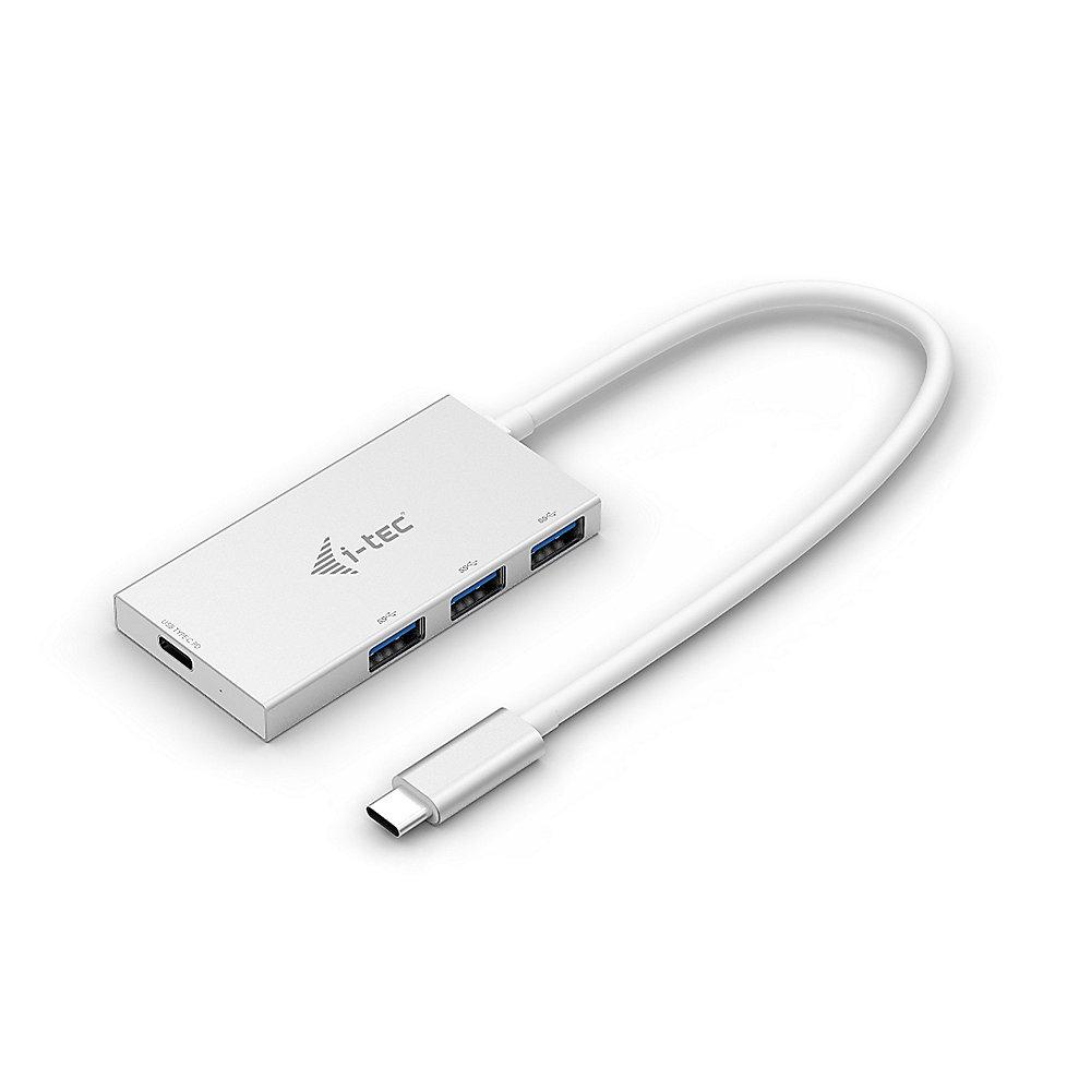 i-tec USB HUB 3-Port 3.1 Type-C auf USB 3.0 mit Power Delivery Funktion