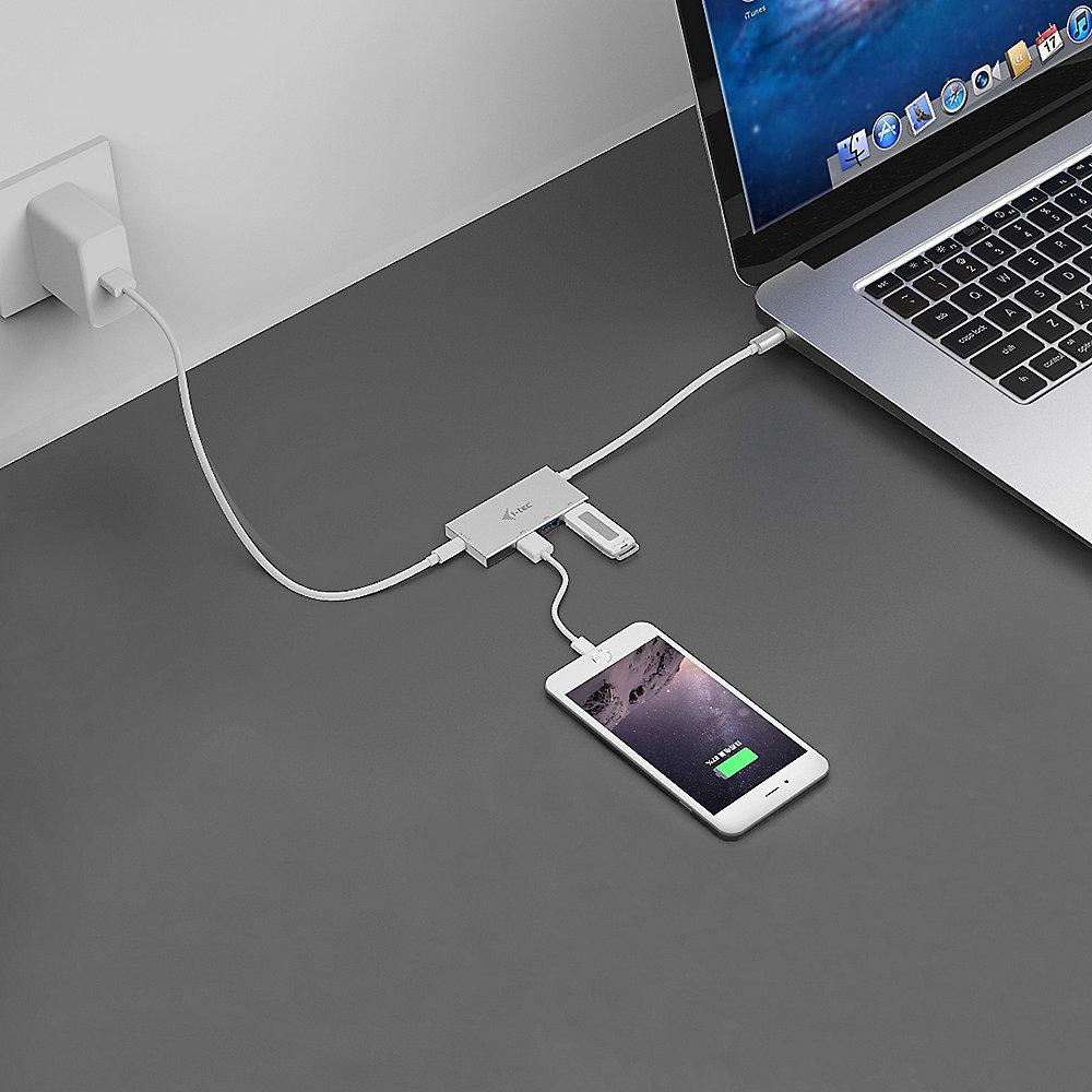 i-tec USB HUB 3-Port 3.1 Type-C auf USB 3.0 mit Power Delivery Funktion