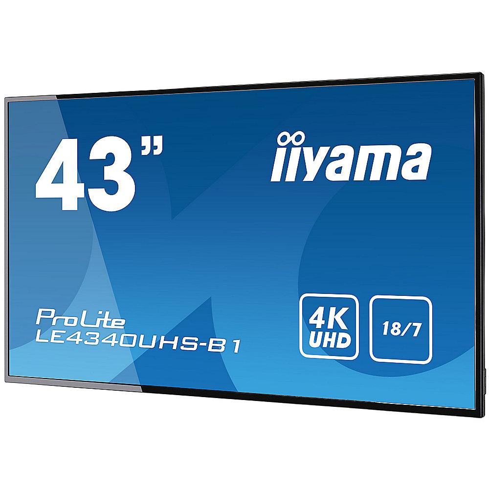 iiyama LE4340UHS-B1 43"/109cm 4K UHD Monitor HDMI/DVI/VGA LS