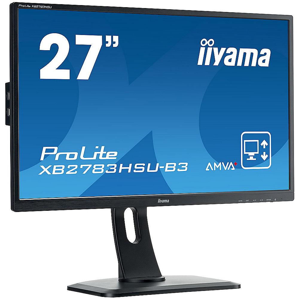 iiyama ProLite XB2783HSU-B3 68,6cm (27") 16:9 FullHD VGA/DP/HDMI 4ms