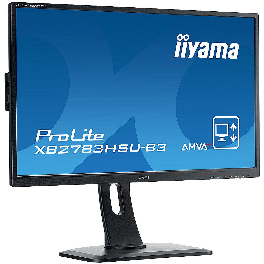 iiyama ProLite XB2783HSU-B3 68,6cm (27") 16:9 FullHD VGA/DP/HDMI 4ms