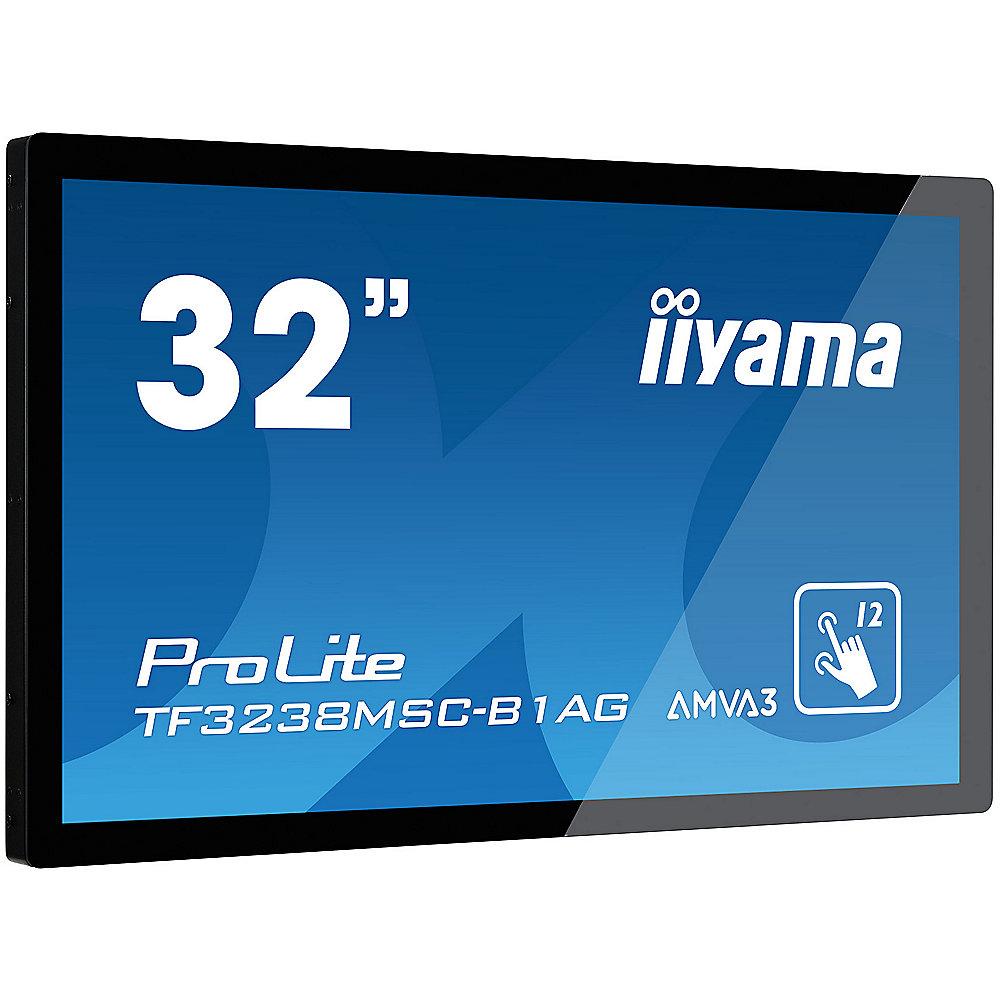 iiyama TF3238MSC-B1AG 31,5"/80cm FHD Multi-Touch Monitor DVI/HDMI/DP/VGA/USB LS