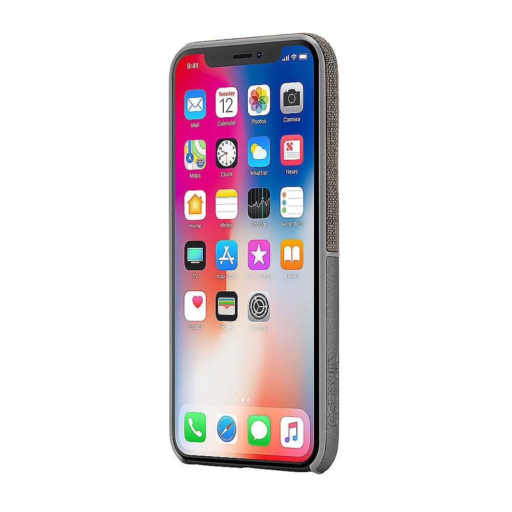 Incase Textured Snap Case für Apple iPhone X grau, Incase, Textured, Snap, Case, Apple, iPhone, X, grau