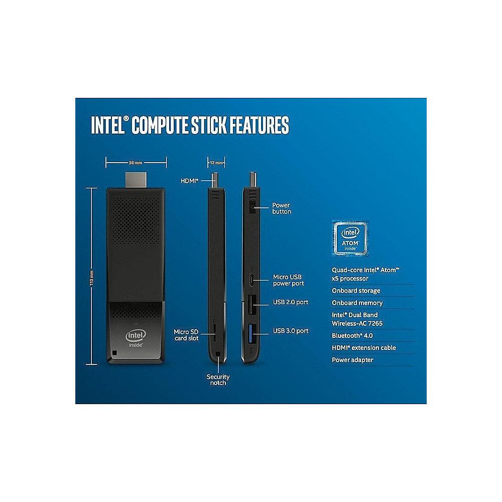 Intel Compute Stick - BLKSTK1A32SC PC x5-Z8300 2GB 32GB WLAN BT ohne Windows