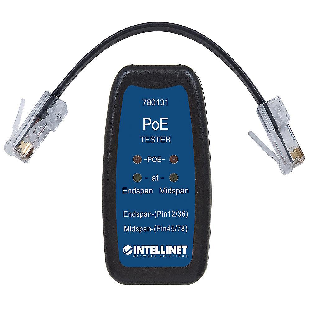 Intellinet PoE  Kabeltester Endspan/Midspan  IEEE802.3af- und .3at, Intellinet, PoE, Kabeltester, Endspan/Midspan, IEEE802.3af-, .3at