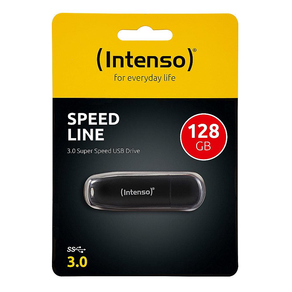 Intenso 128GB Speed Line USB 3.0 Stick schwarz, Intenso, 128GB, Speed, Line, USB, 3.0, Stick, schwarz