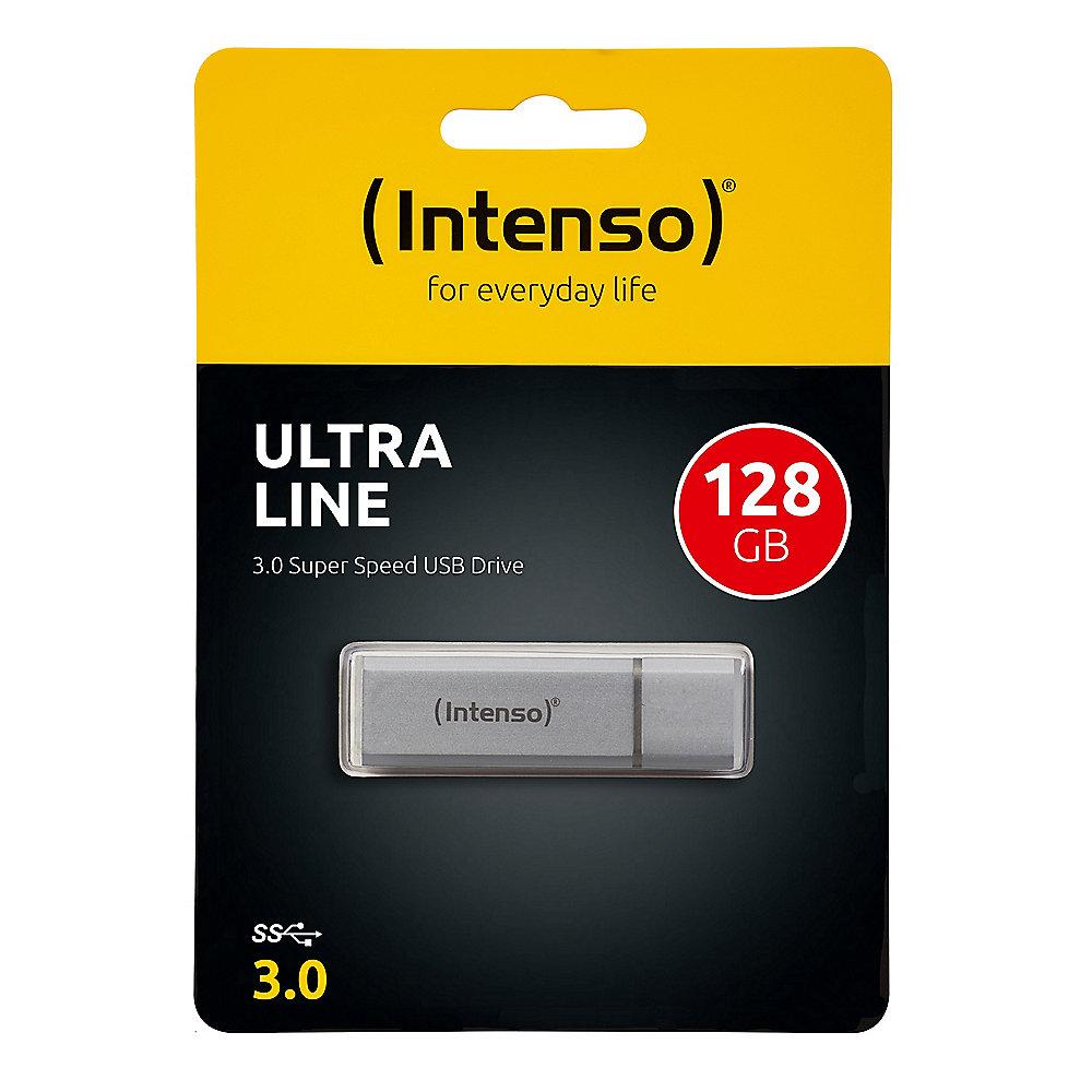 Intenso 128GB Ultra Line USB 3.0 Stick silber Aluminium