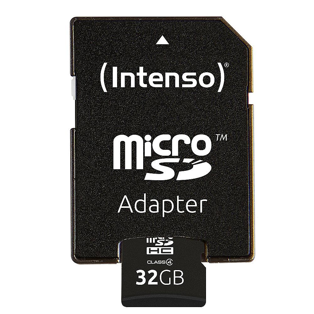 Intenso 32 GB microSDHC Speicherkarte (21 MB/s, Class 4)