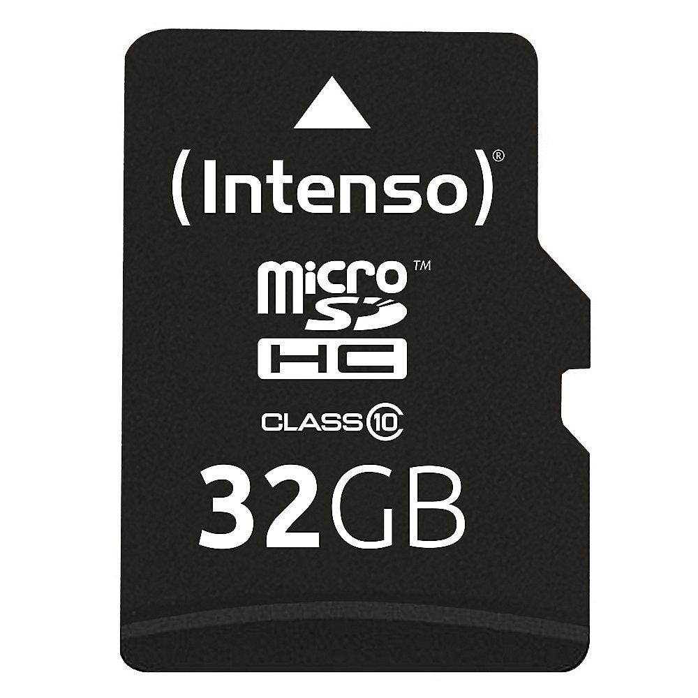 Intenso 32 GB microSDHC Speicherkarte (40 MB/s, Class 10), Intenso, 32, GB, microSDHC, Speicherkarte, 40, MB/s, Class, 10,