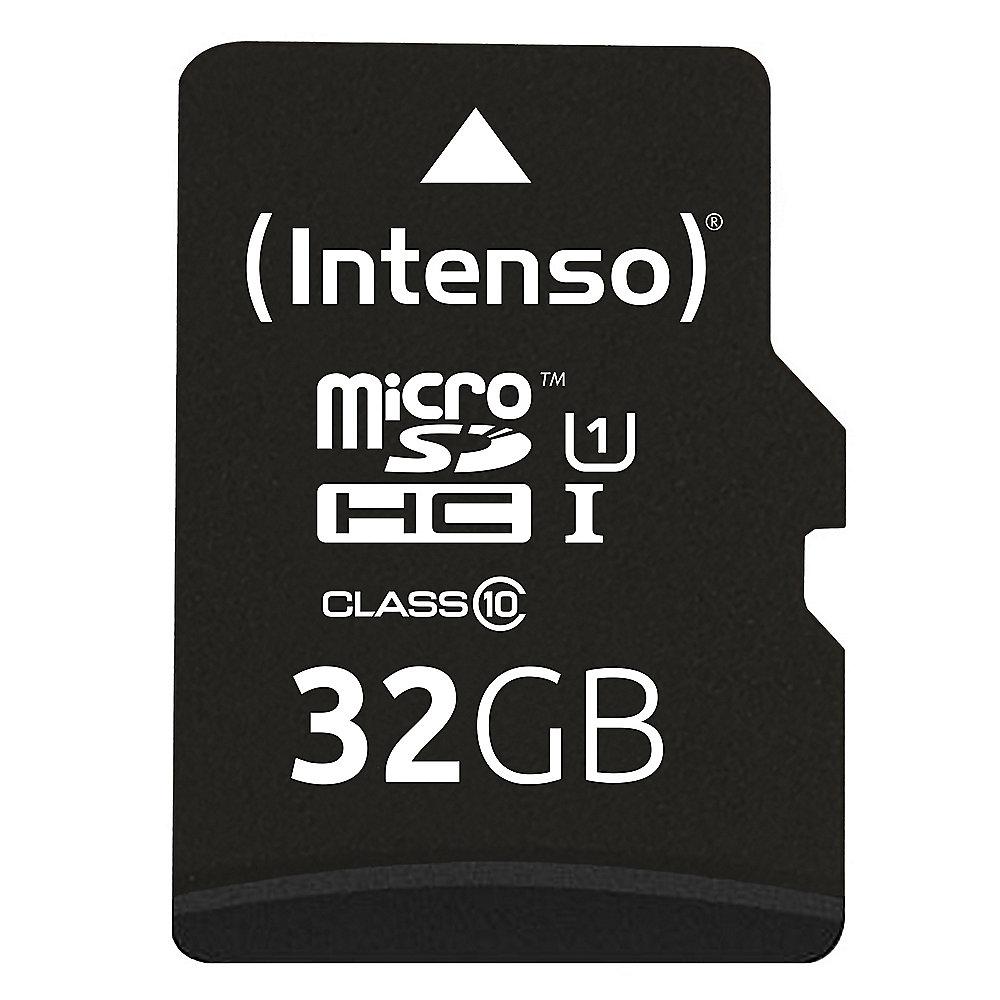 Intenso 32 GB microSDHC Speicherkarte (45 MB/s, Class 10, UHS-I), Intenso, 32, GB, microSDHC, Speicherkarte, 45, MB/s, Class, 10, UHS-I,