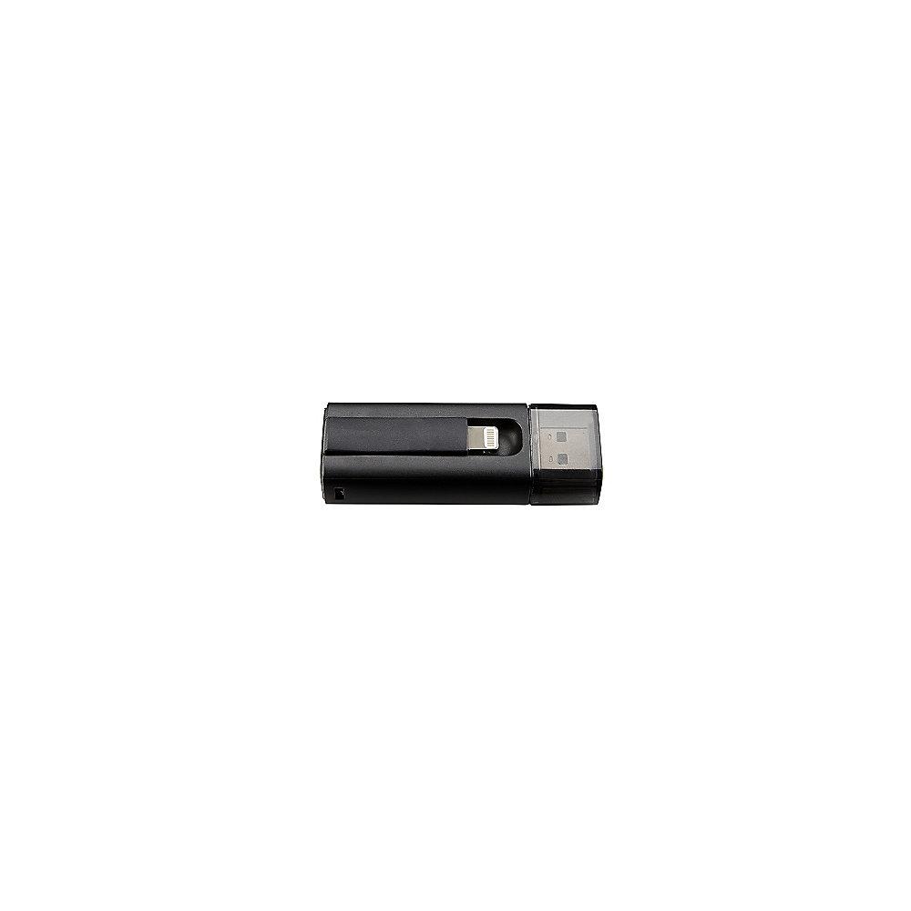 Intenso 32GB iMobile Line Lightning/ USB 3.0 Stick schwarz, Intenso, 32GB, iMobile, Line, Lightning/, USB, 3.0, Stick, schwarz