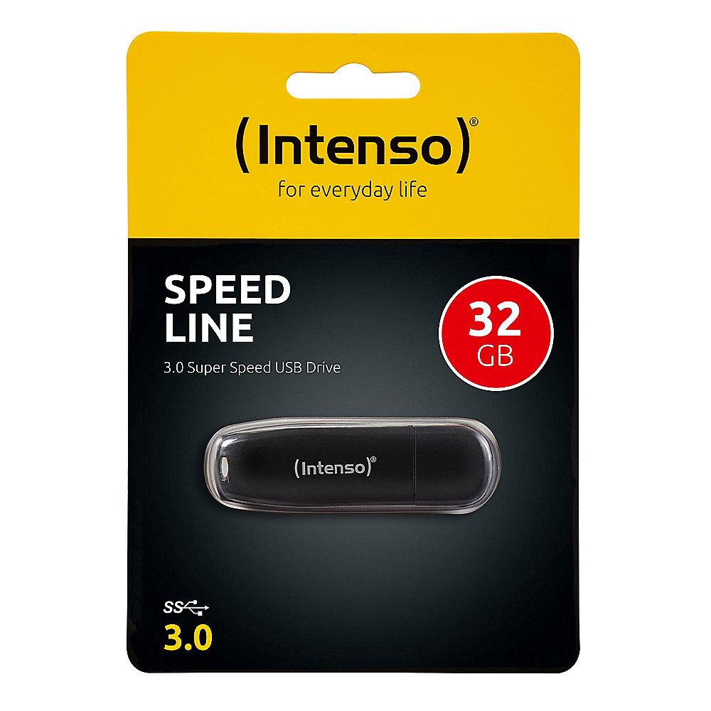 Intenso 32GB Speed Line USB 3.0 Stick schwarz