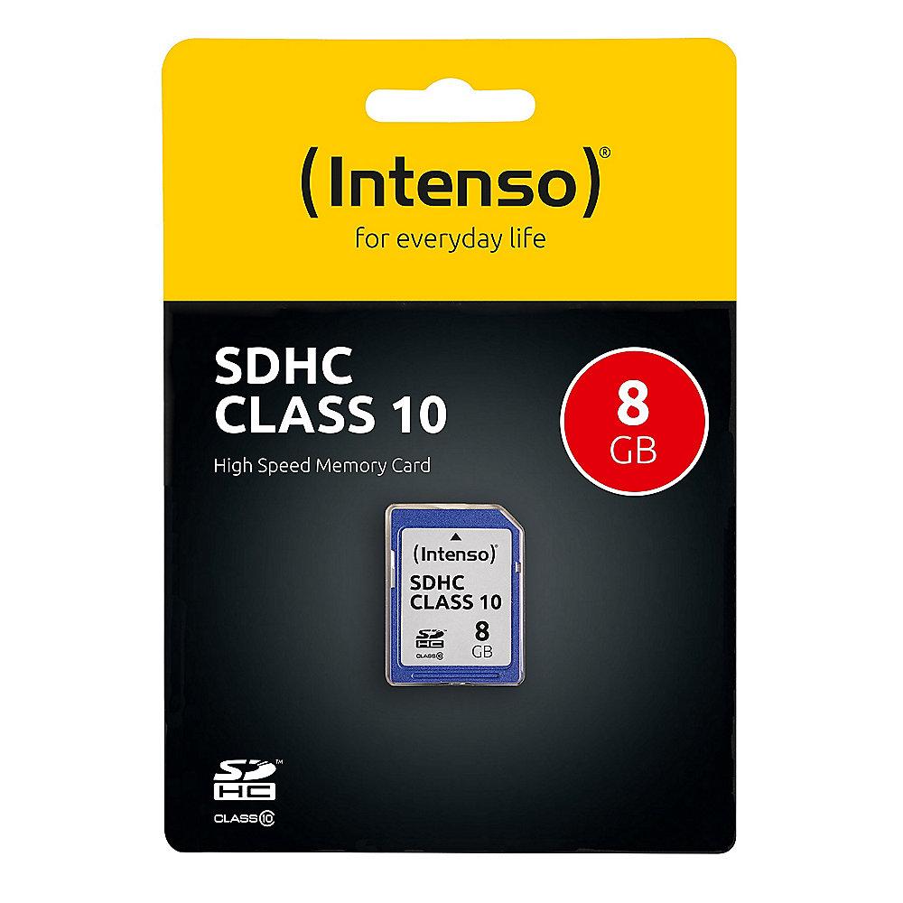 Intenso 8 GB SDHC Speicherkarte (40 MB/s, Class 10)