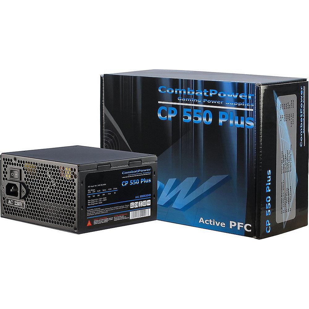 Inter-Tech Combat Power CP 550W Plus ATX 2.2 aktiver PFC (120mm Lüfter)