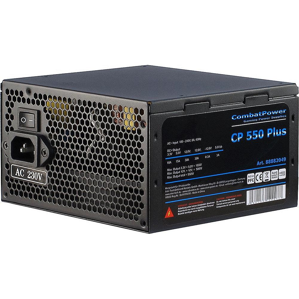 Inter-Tech Combat Power CP 550W Plus ATX 2.2 aktiver PFC (120mm Lüfter)