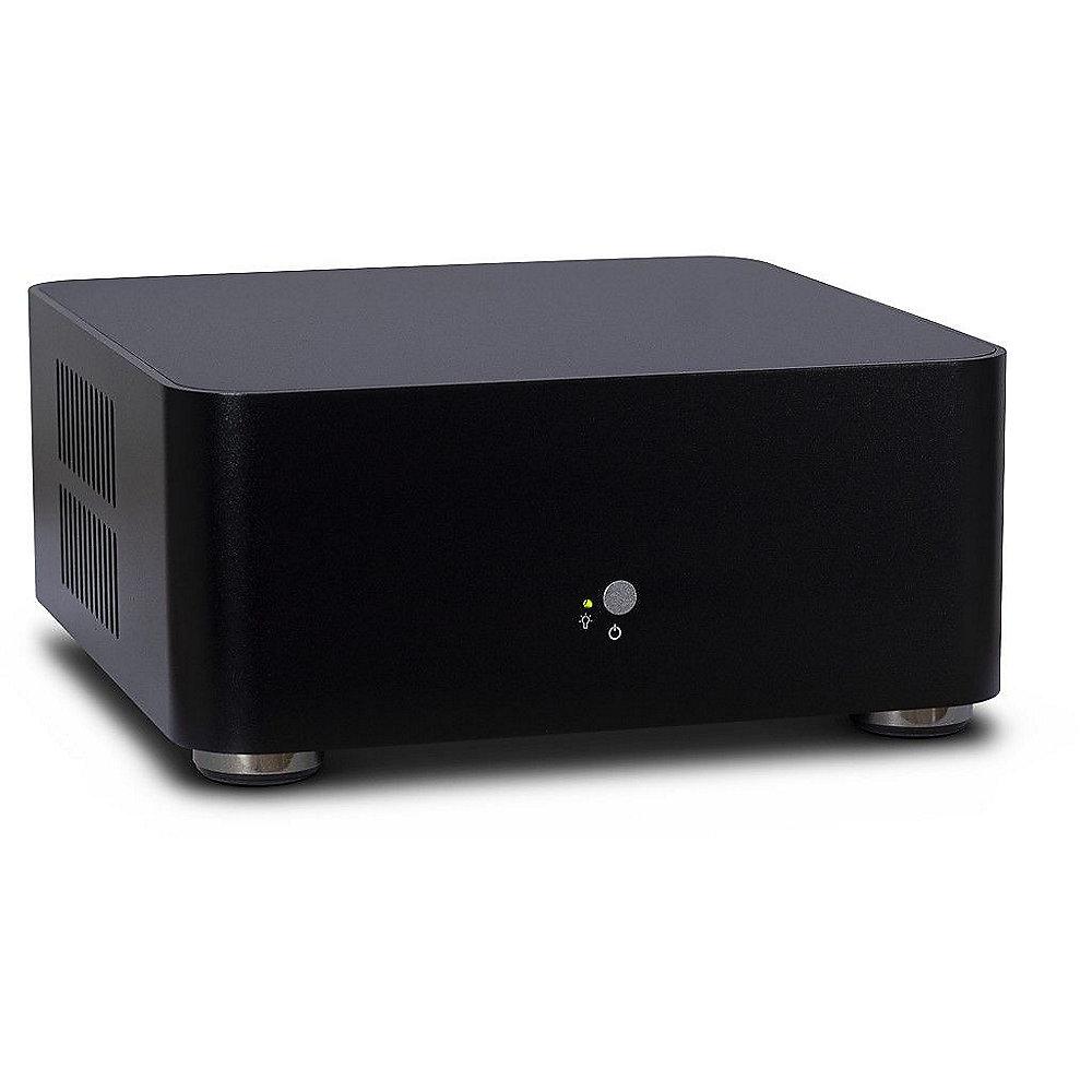 InterTech A80 Mini-ITX Gehäuse, Schwarz, 60Watt Netzteil, InterTech, A80, Mini-ITX, Gehäuse, Schwarz, 60Watt, Netzteil