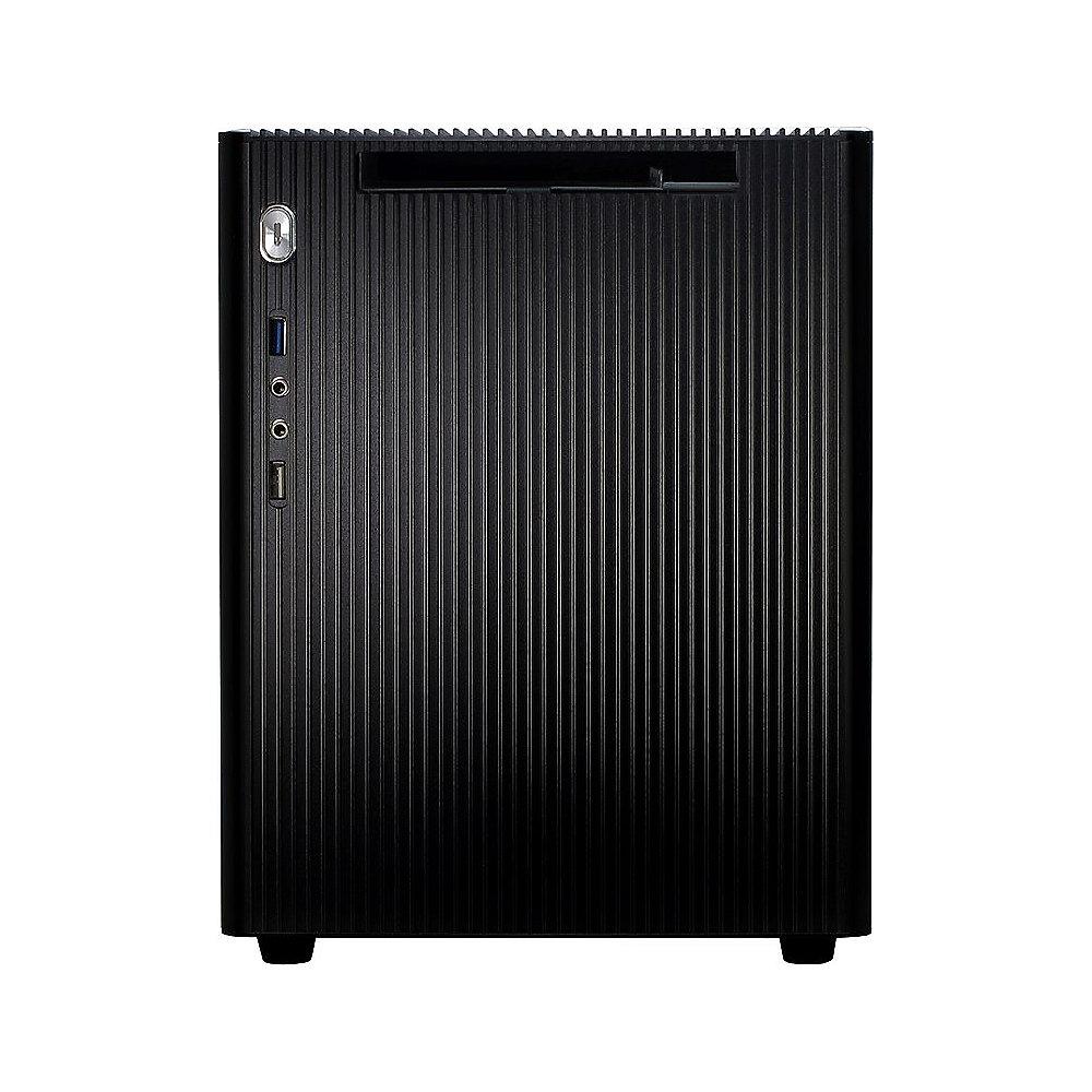 InterTech ITX E-M5 Black Gehäuse - USB3.0 schwarz (ohne Netzteil), InterTech, ITX, E-M5, Black, Gehäuse, USB3.0, schwarz, ohne, Netzteil,