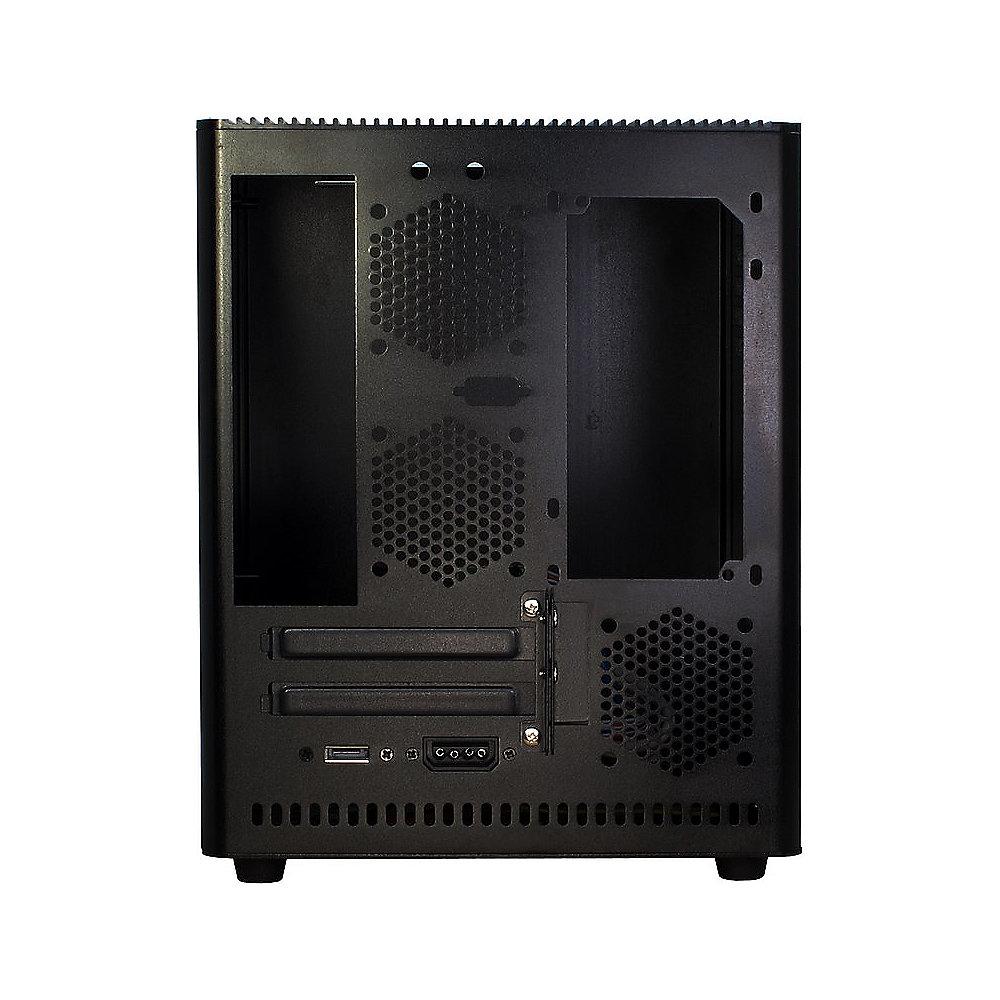 InterTech ITX E-M5 Black Gehäuse - USB3.0 schwarz (ohne Netzteil)