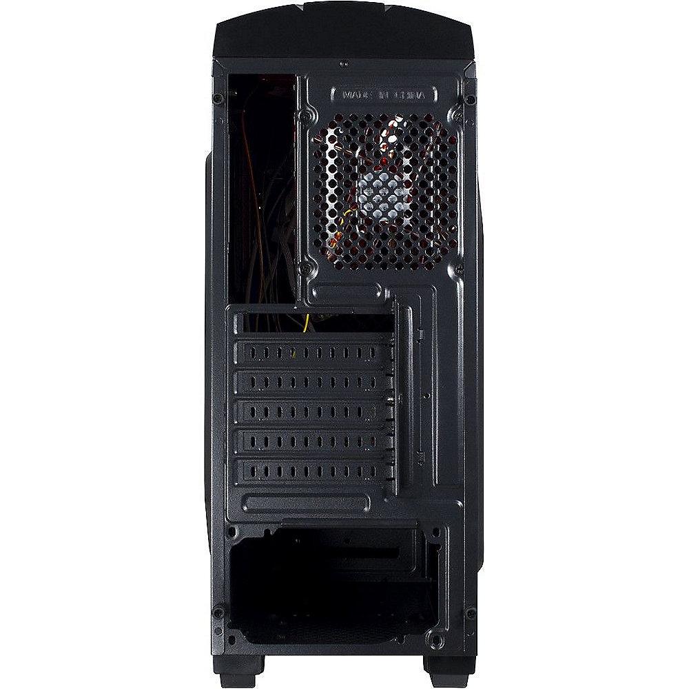 InterTech K1 Midi Tower ATX Gaming Gehäuse mit Seitenfenster, InterTech, K1, Midi, Tower, ATX, Gaming, Gehäuse, Seitenfenster