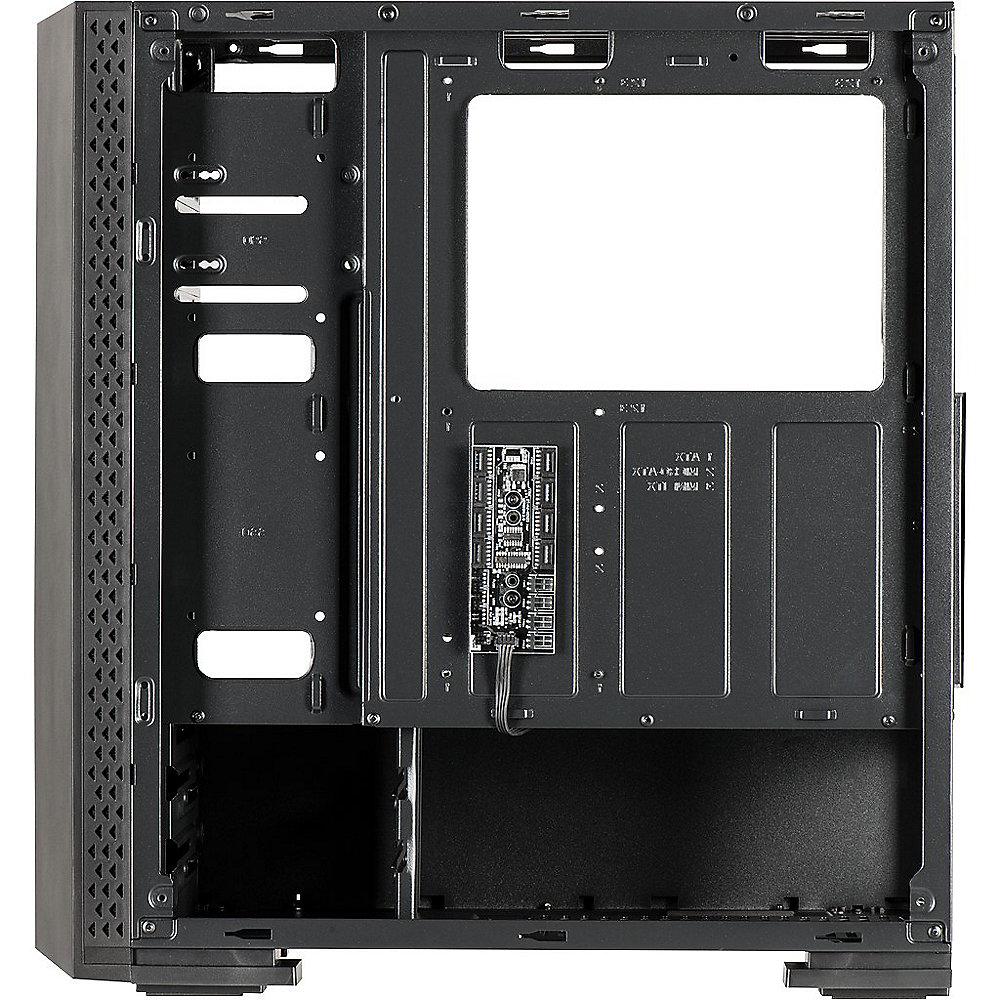 InterTech S-3906 Renegade Midi Tower ATX Gaming Gehäuse Seitenfenster