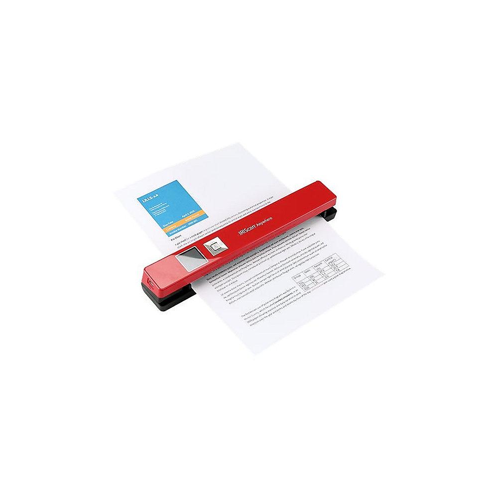 IRIS IRIScan Anywhere 5 rot mobiler Scanner mit Dokumenteneinzug USB, IRIS, IRIScan, Anywhere, 5, rot, mobiler, Scanner, Dokumenteneinzug, USB