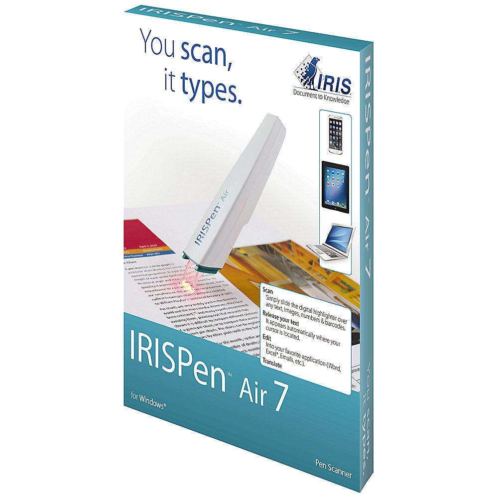 IRIS IRISPen Air 7 Stiftscanner mit Texterkennung Bluetooth Android iOS