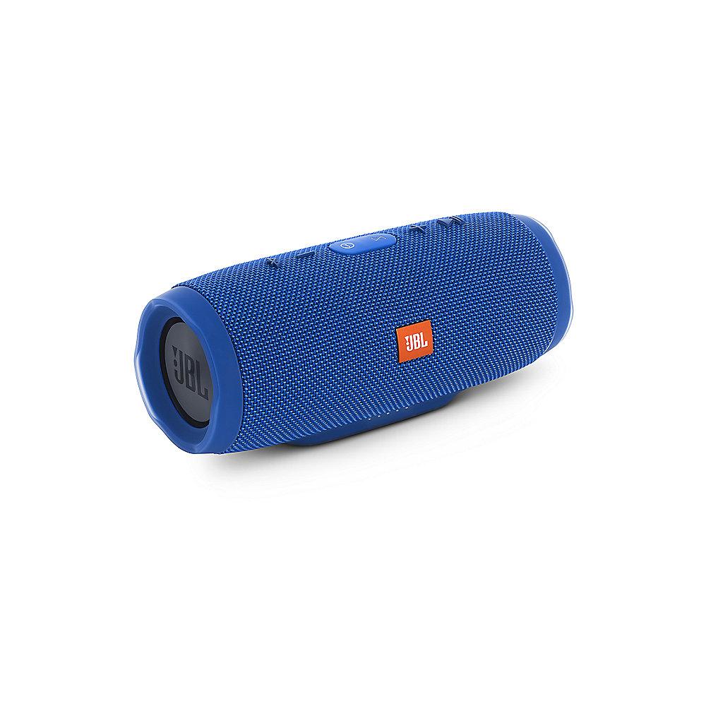 JBL Charge 3 Blue Tragbarer Bluetooth-Lautsprecher Blau