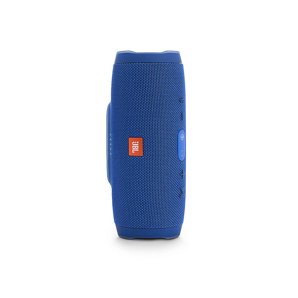 JBL Charge 3 Blue Tragbarer Bluetooth-Lautsprecher Blau