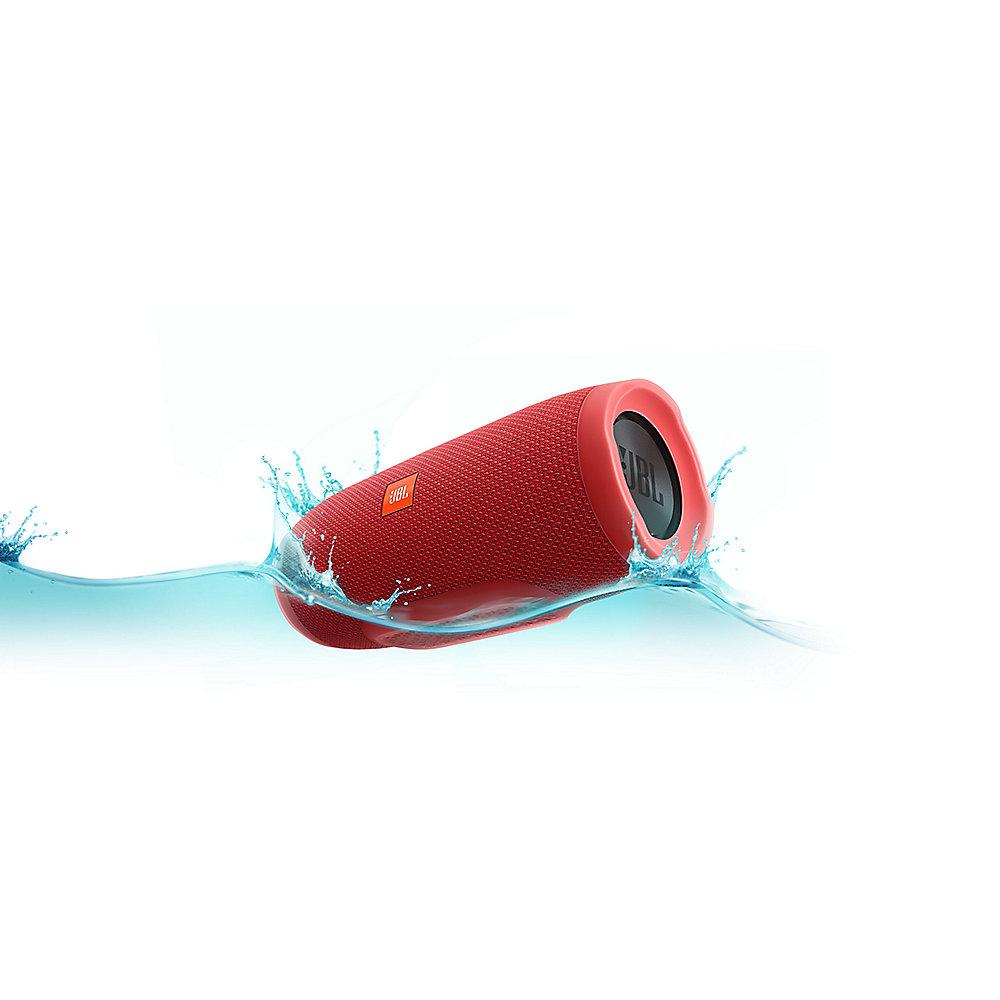 JBL Charge 3 Red Tragbarer Bluetooth-Lautsprecher Rot, JBL, Charge, 3, Red, Tragbarer, Bluetooth-Lautsprecher, Rot
