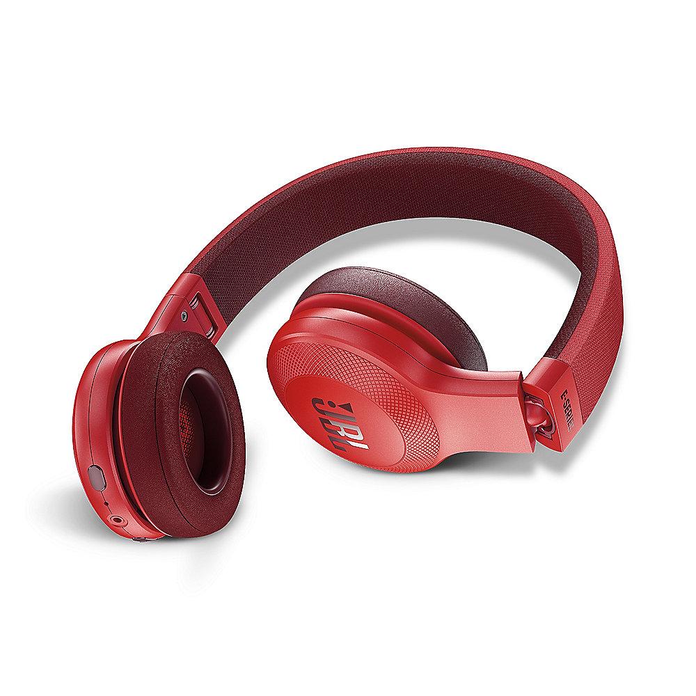 JBL E45BT Rot - On Ear - Bluetooth Kopfhörer mit Mikrofon