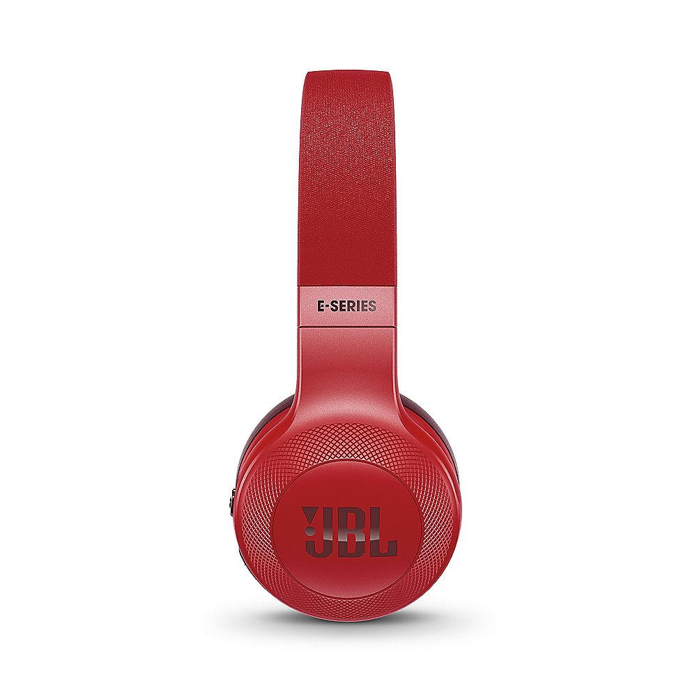 JBL E45BT Rot - On Ear - Bluetooth Kopfhörer mit Mikrofon