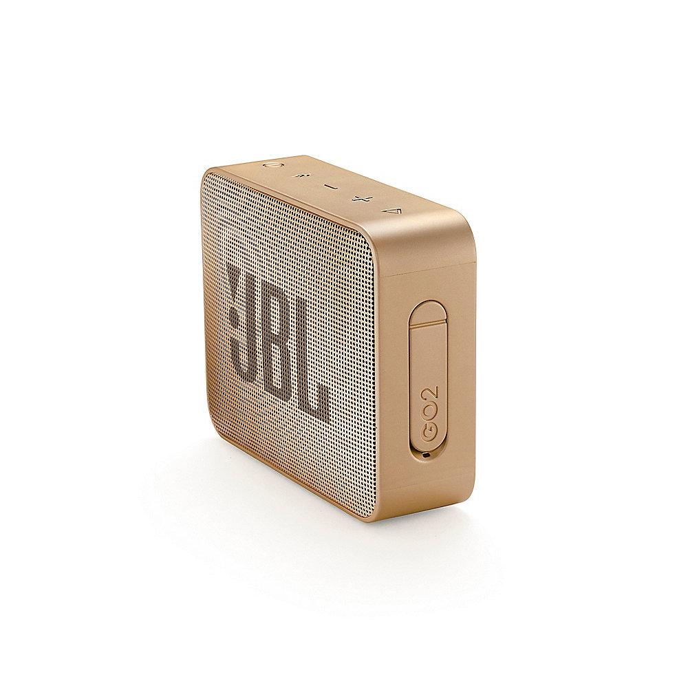 JBL GO2 Champagne Ultraportabler Bluetooth Lautsprecher wasserdicht, JBL, GO2, Champagne, Ultraportabler, Bluetooth, Lautsprecher, wasserdicht