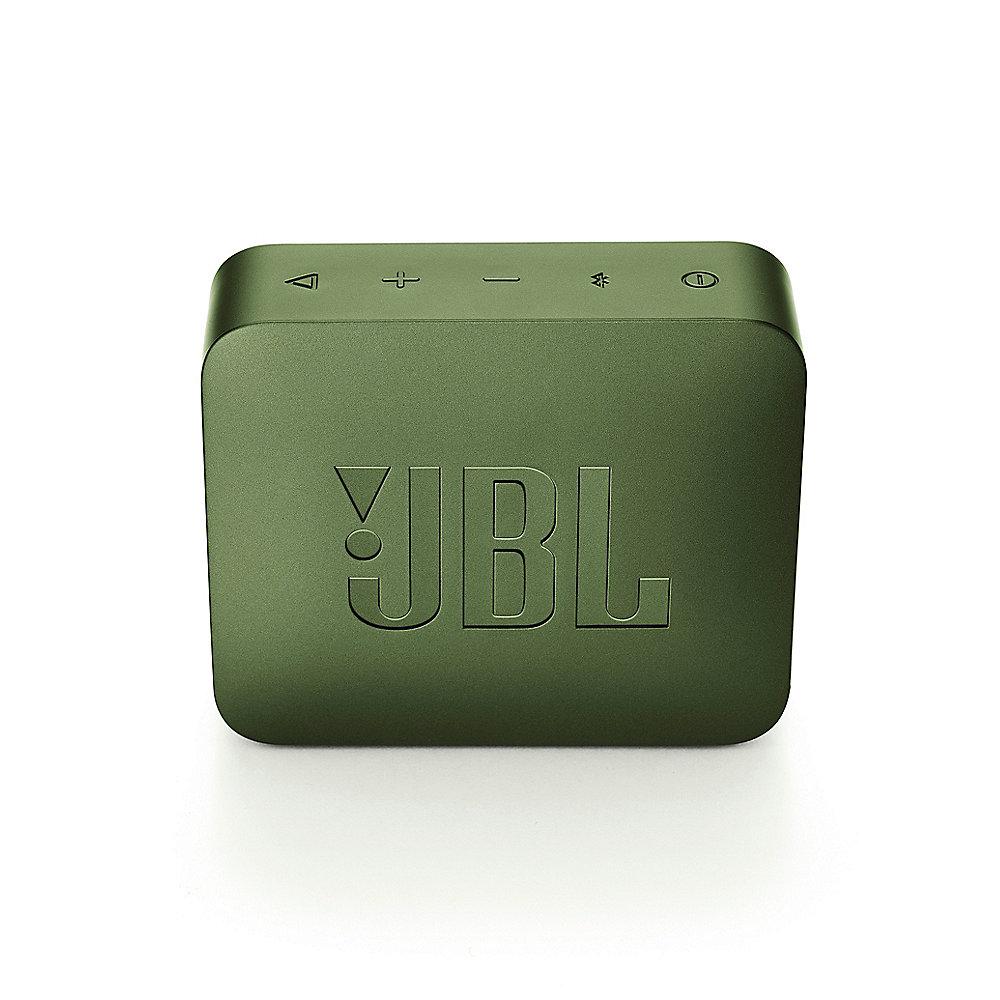 JBL GO2 Grün Ultraportabler Bluetooth Lautsprecher wasserdicht