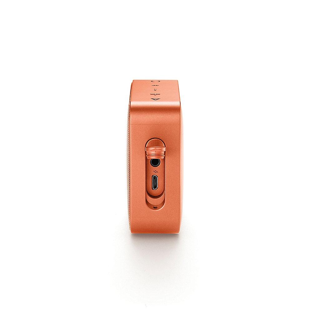 JBL GO2 Orange Ultraportabler Bluetooth Lautsprecher wasserdicht