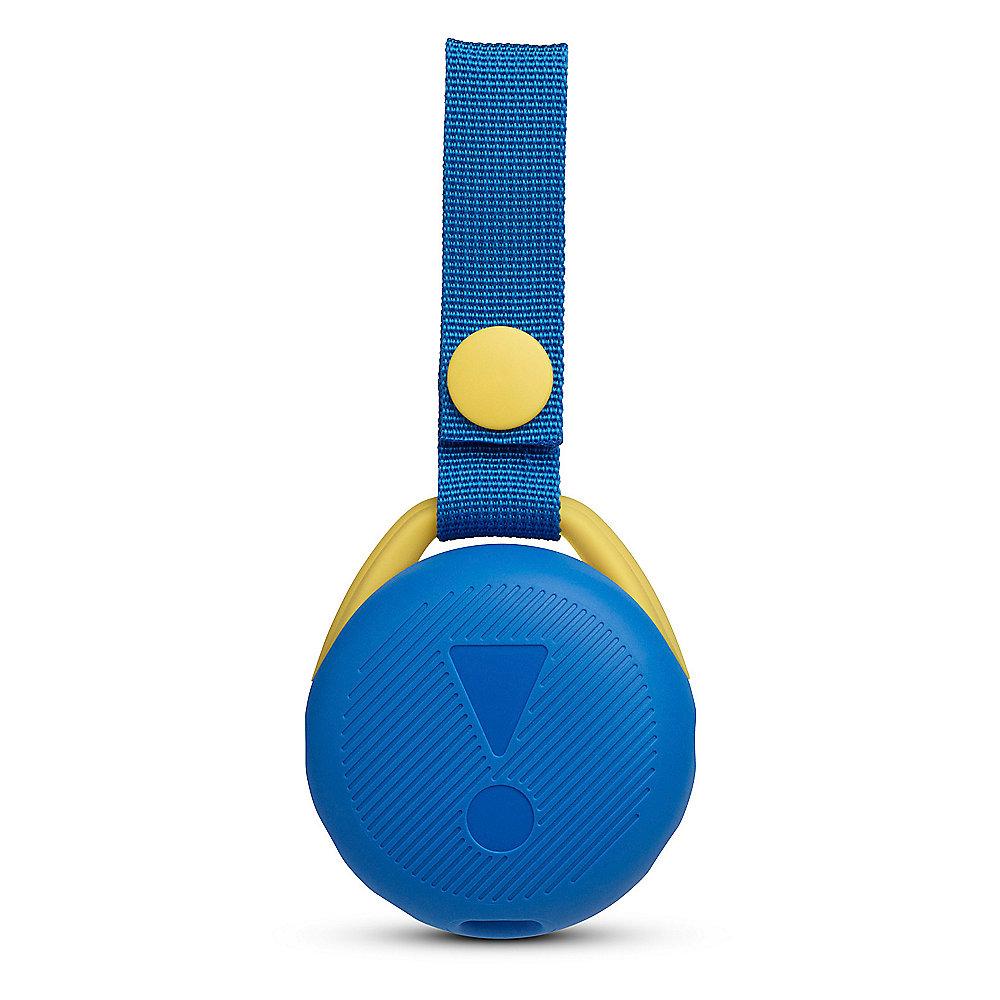 JBL JR Pop blau Tragbarer Bluetooth-Lautsprecher f. Kinder wasserdicht IPX7