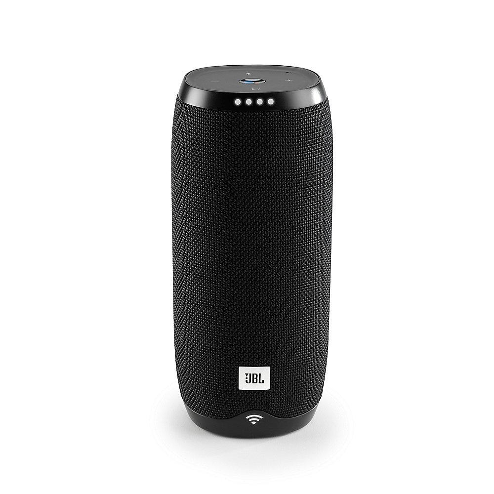 JBL Link 20 schwarz Google Sprachsteuerung, Lautsprecher mit WLAN und Bluetooth