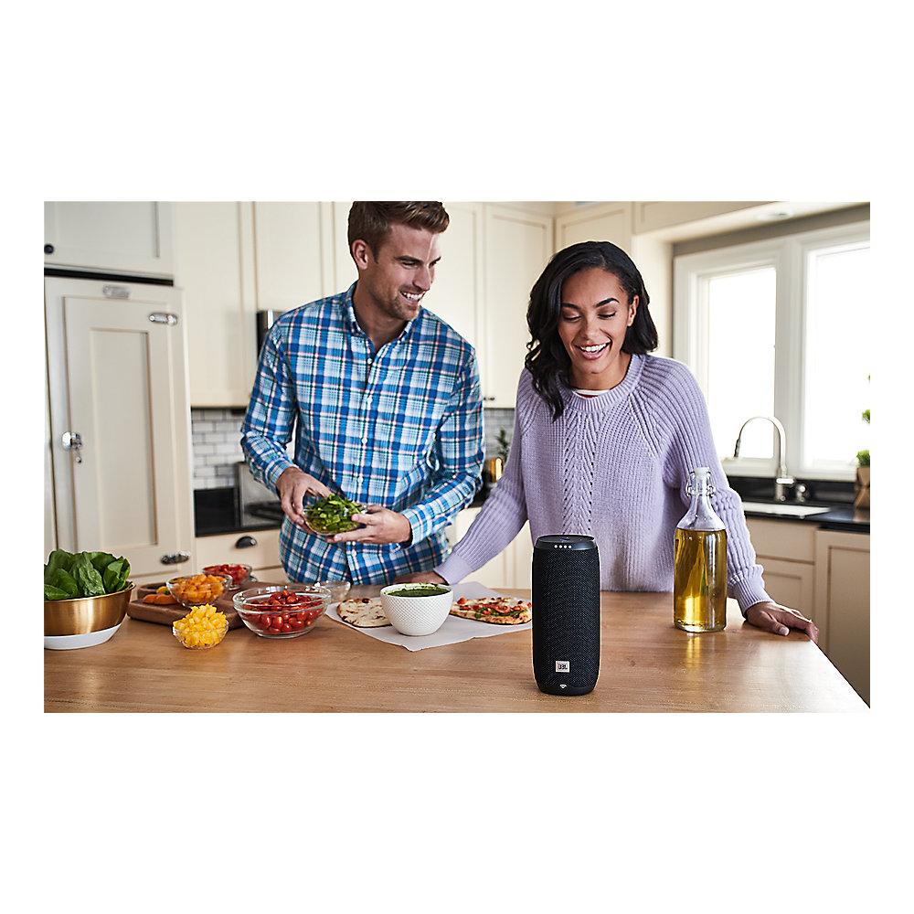 JBL Link 20 schwarz Google Sprachsteuerung, Lautsprecher mit WLAN und Bluetooth, JBL, Link, 20, schwarz, Google, Sprachsteuerung, Lautsprecher, WLAN, Bluetooth