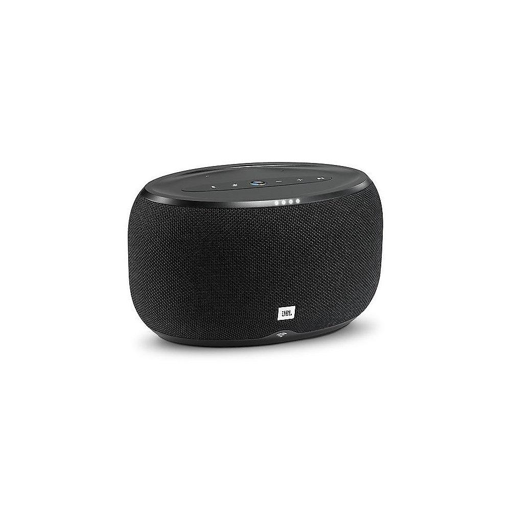 JBL Link 300 schwarz Google Sprachsteuerung, Lautsprecher mit WLAN und Bluetooth