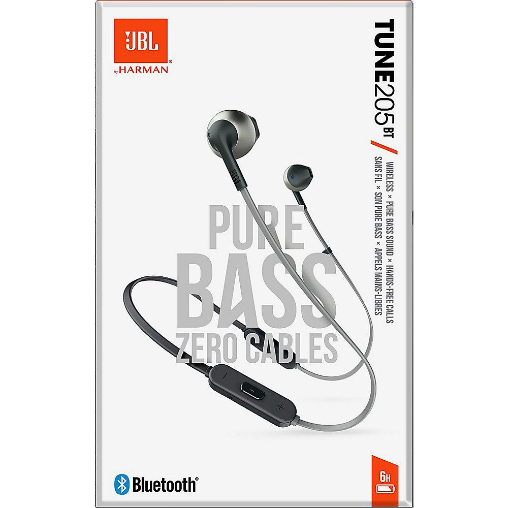 JBL TUNE 205BT black - In-Ear-Bluetooth-Kopfhörer m. Mikro