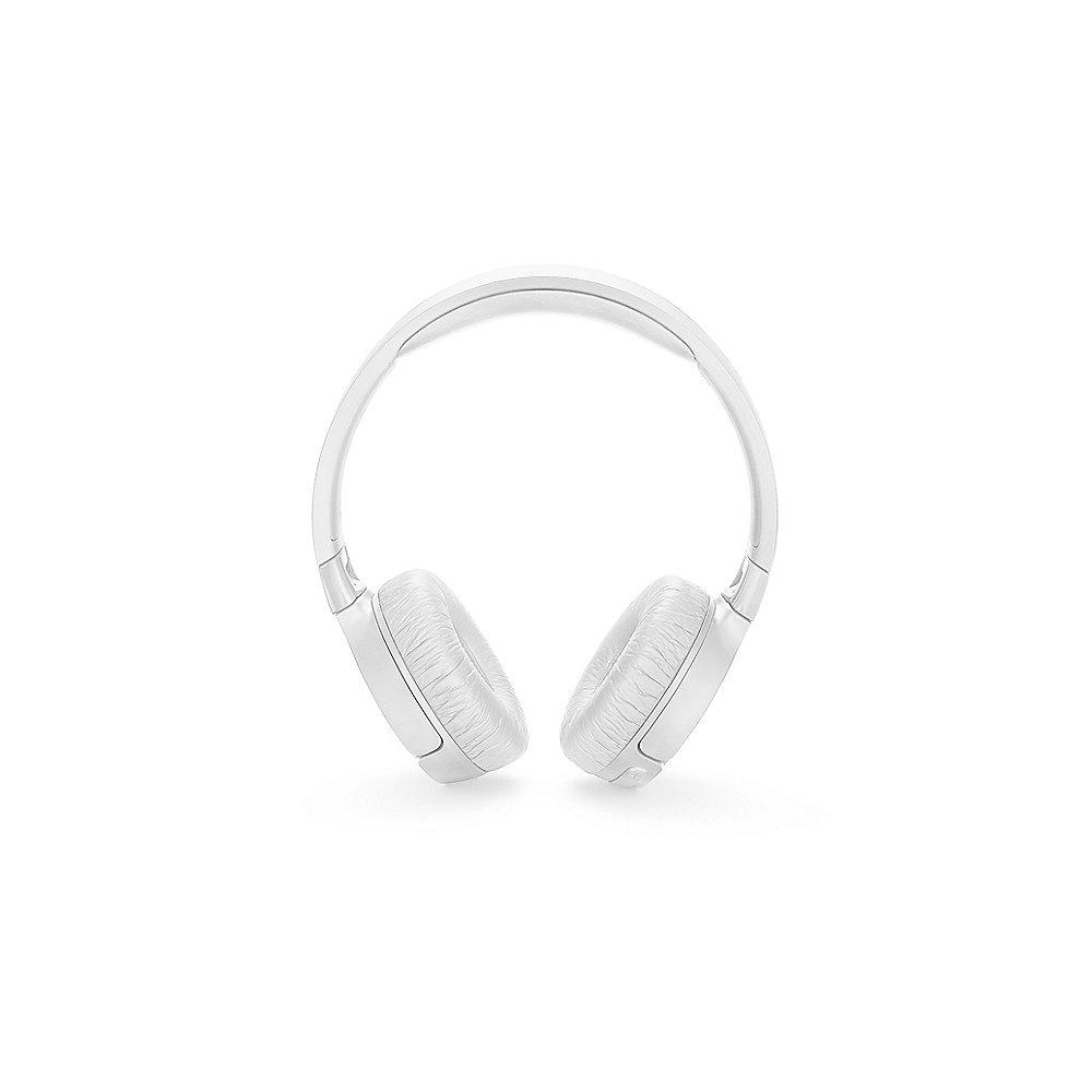 JBL TUNE 600BTNC weiß - On Ear-Noise-Cancelling Bluetooth Kopfhörer Mikrofon