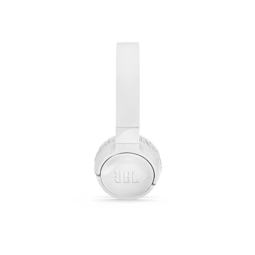 JBL TUNE 600BTNC weiß - On Ear-Noise-Cancelling Bluetooth Kopfhörer Mikrofon