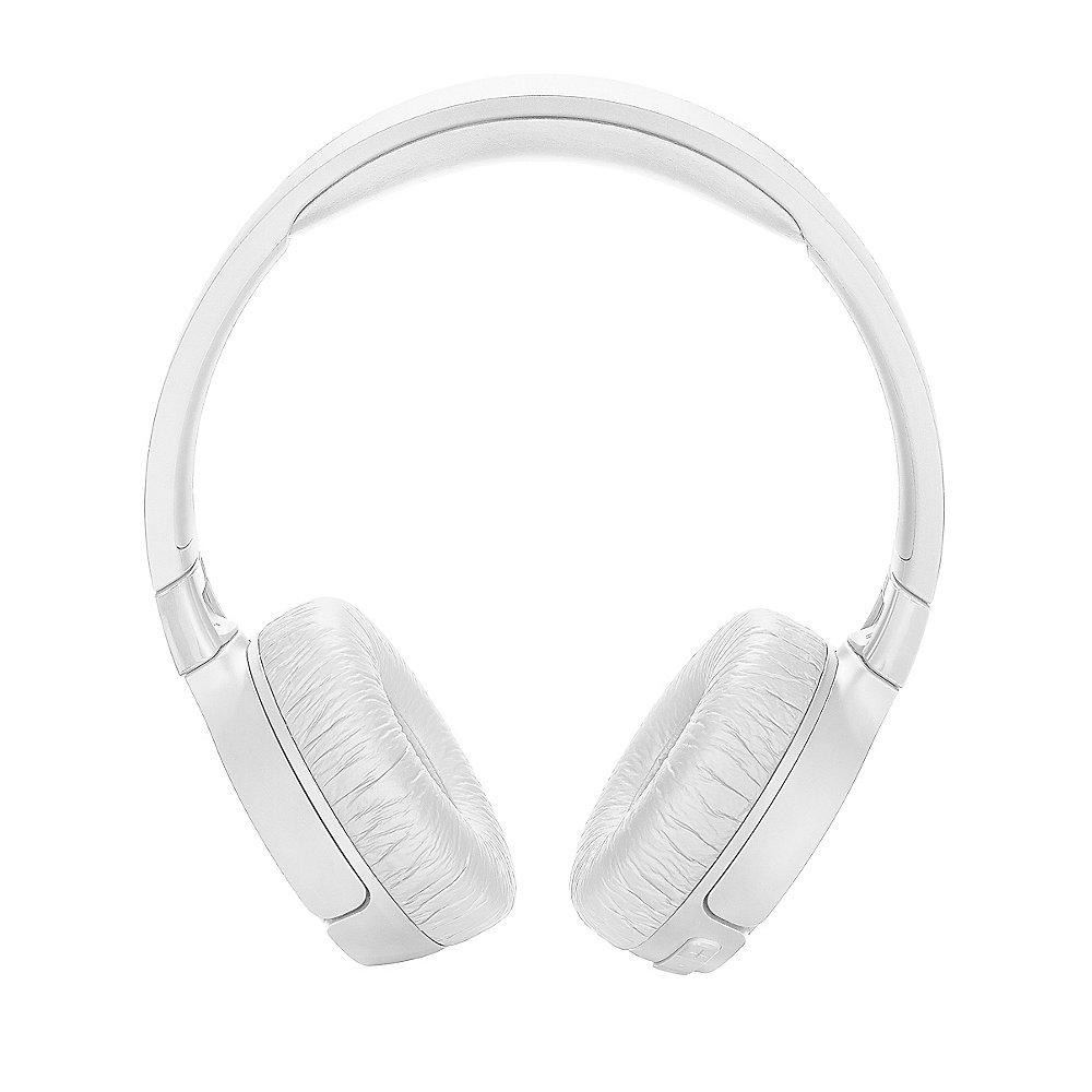 JBL TUNE 600BTNC weiß - On Ear-Noise-Cancelling Bluetooth Kopfhörer Mikrofon