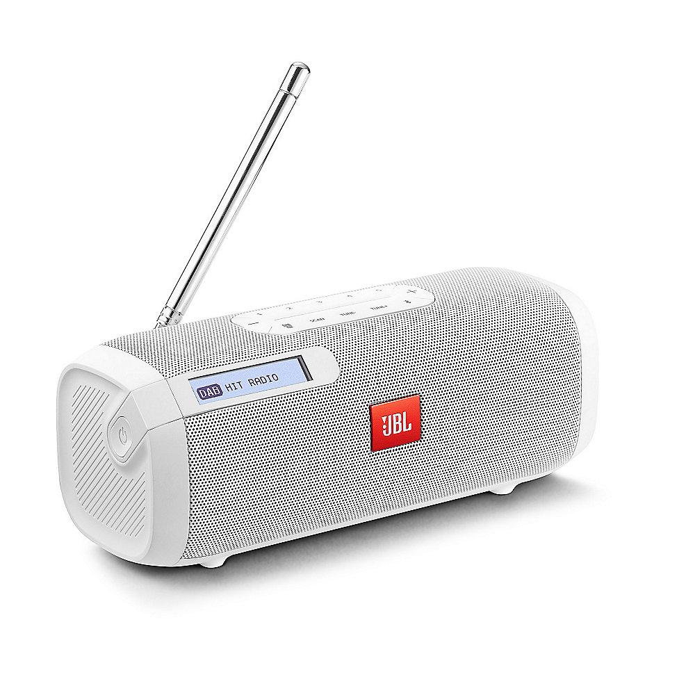 JBL Tuner Bluetooth-Lautsprecher mit DAB-Tuner weiß, JBL, Tuner, Bluetooth-Lautsprecher, DAB-Tuner, weiß